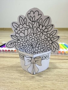  Bukiet stojący 3D- Dzień Mamy i Taty/ Dzień Rodziny