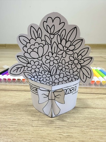  Bukiet stojący 3D- Dzień Mamy i Taty/ Dzień Rodziny