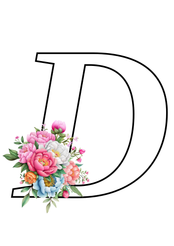 Dzień Rodziny- Napis/ Girlanda ( wzór 1 )