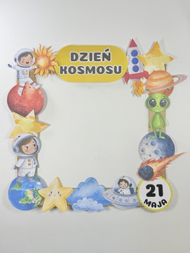 Dzień Kosmosu- Fotobudka/ Ramka do zdjęć