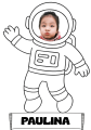 Dzień Kosmosu / Kosmos - Astronauta z możliwością edycji imienia