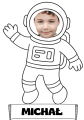 Dzień Kosmosu / Kosmos - Astronauta z możliwością edycji imienia