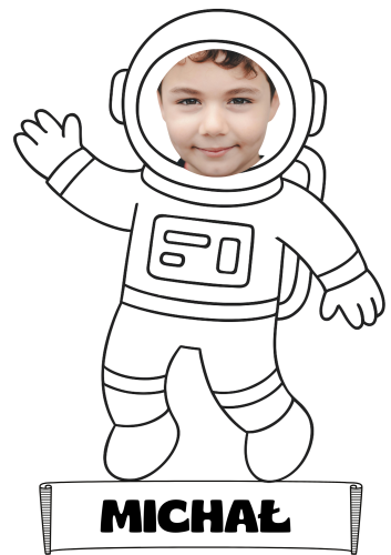 Dzień Kosmosu / Kosmos - Astronauta z możliwością edycji imienia