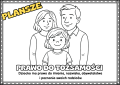 Dzień Praw Dziecka -  Plansze - Wersja Czarno-Biała