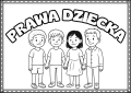 Dzień Praw Dziecka -  Plansze - Wersja Czarno-Biała