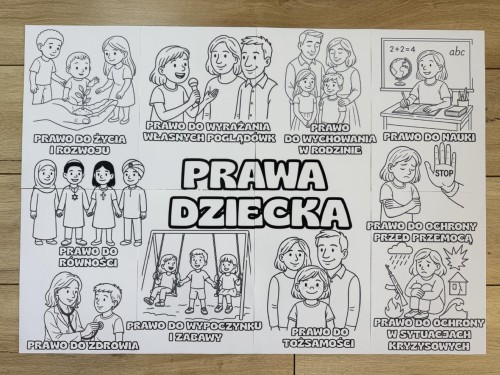 Dzień Praw Dziecka- Kolorowanka XXL