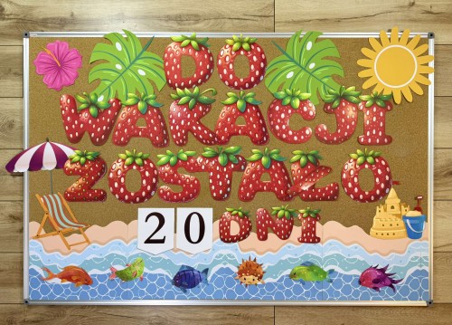 Lato -  Odliczanie do Wakacji  - Gazetka