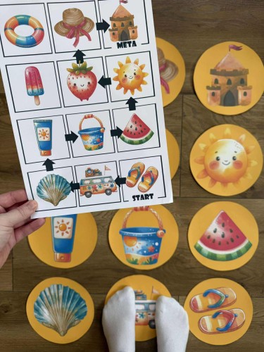 Lato - - Zakodowana Droga/ Kodowanie  z elementami letnimi