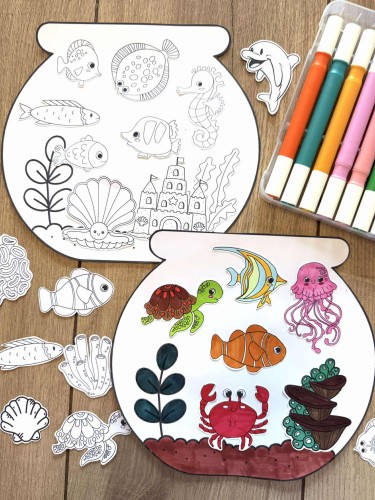 Lato - Akwarium - Praca Plastyczna 