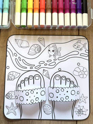 Lato - Klapki 3D - Praca Plastyczna