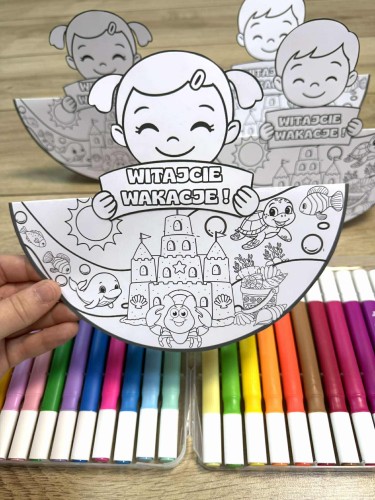 Lato - Dzieci Witajcie Wakacje - Praca Plastyczna