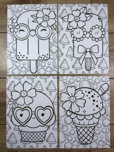 Lato - Lody- Dzieła Sztuki / Prace Plastyczne 