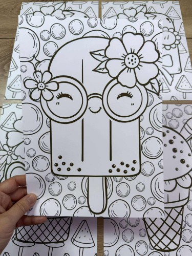 Lato - Lody- Dzieła Sztuki / Prace Plastyczne 