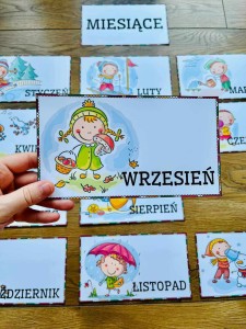 Tabliczki - Miesiące/ Pory Roku/ Dni Tygodnia - Wersja PL 