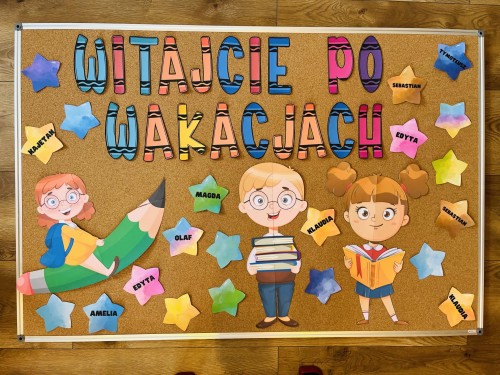 Witajcie po Wakacjach- Gazetka/ Dekoracje-  wersja 2