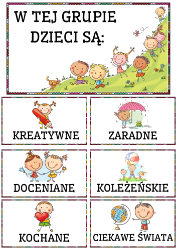 Jesień - W tej klasie/grupie/ sali/ świetlicy dzieci są- tabliczki z napisami ( wersja 1 ) (1)