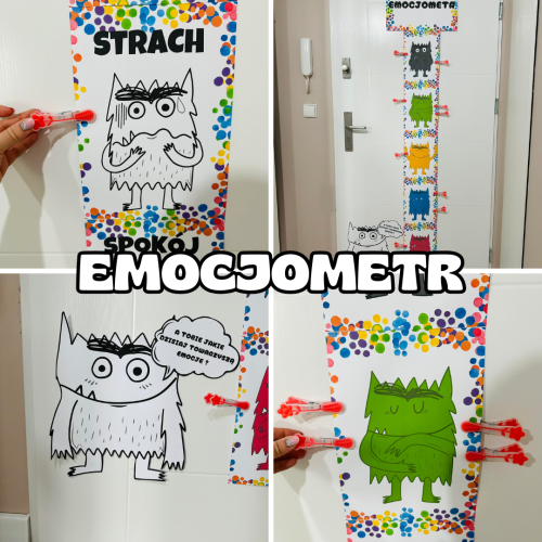 Emocjometr- zaznacz swoje emocje 