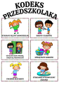 Jesień - Kodeks Przedszkolaka/ Nasze zasady- Ilustracje z opisami wersja kolorowa 