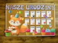 Urodziny- Smoki - Grupowy Kalendarz  z możliwością edycji   