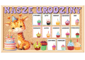 Urodziny- Żyrafy - Grupowy Kalendarz  z możliwością edycji    
