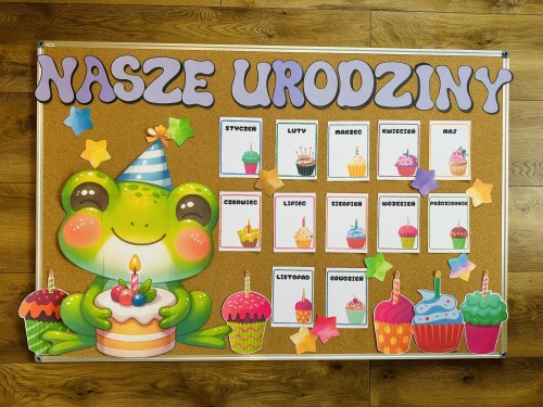 Urodziny- Żabki - Grupowy Kalendarz  z możliwością edycji   