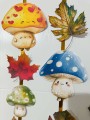 Grzybki/ Grzyby - Dwustronne Dekoracje na Drzwi/ Okna 