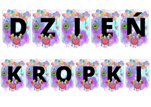 Dzień Kropki - Girlanda/ Napis