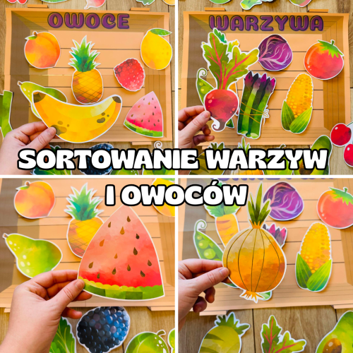 Warzywa i Owoce- Sortowanie do koszyków 