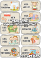 Kąciki Tematyczne - Tabliczki z nazwami kącików