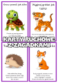 Karty Ruchowe z zwierzątkami  + zagadki 