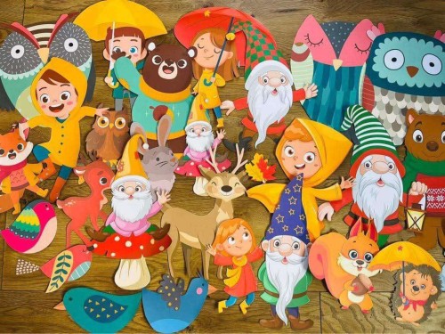 Jesienne Dekoracje Dwustronne  