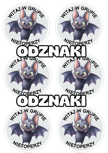 Nietoperze - Witajcie w Grupie - Odznaki / Medale              
