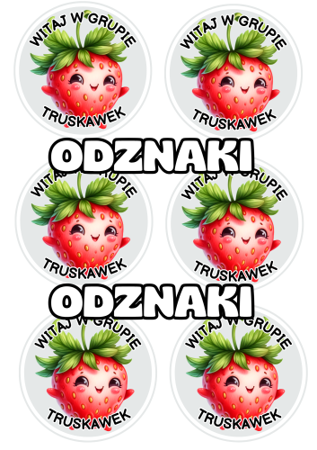Truskawki - Witajcie w Grupie - Odznaki / Medale                   