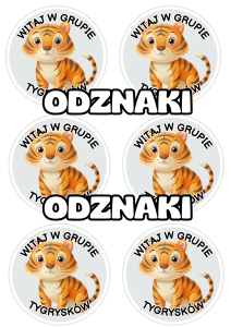 Tygryski - Witajcie w Grupie - Odznaki / Medale                    