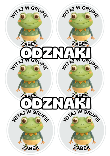 Żabki - Witajcie w Grupie - Odznaki / Medale             