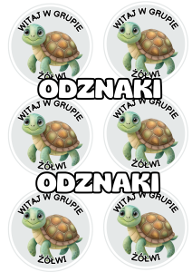 Żółwie - Witajcie w Grupie - Odznaki / Medale              