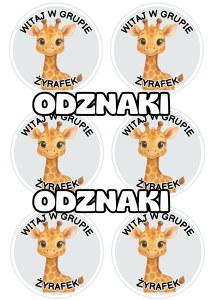 Żyrafy - Witajcie w Grupie - Odznaki / Medale               