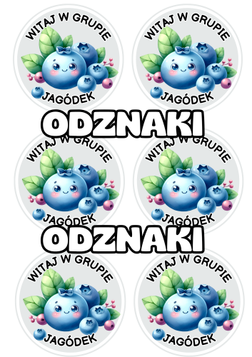 Jagódki - Witajcie w Grupie - Odznaki / Medale                
