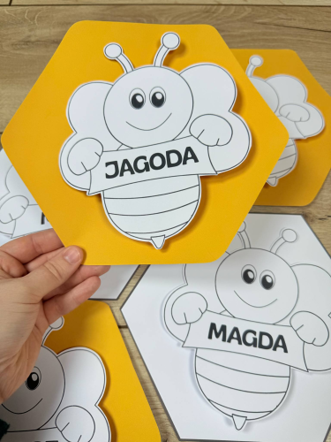 Pszczółki  - Pszczoły z imionami - Praca Plastyczna  