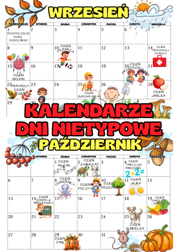Kalendarze - Dnie Nietypowe 